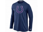 Nike Indianapolis Colts Logo Long Sleeve T-Shirt D.Blue