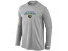 Nike Jacksonville Jaguars Heart & Soul Long Sleeve T-Shirt Grey