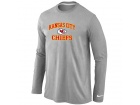 Nike Kansas City Chiefs Heart & Soul Long Sleeve T-Shirt Grey