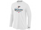 Nike Miami Dolphins Critical Victory Long Sleeve T-Shirt White