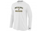 Nike Miami Dolphins Heart & Soul Long Sleeve T-Shirt White