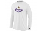 Nike Minnesota Vikings Critical Victory Long Sleeve T-Shirt White