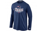 Nike New England Patriots Critical Victory Long Sleeve T-Shirt D.Blue