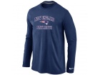 Nike New England Patriots Heart & Soul Long Sleeve T-Shirt D.Blue