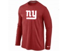 Nike New York Giants Logo Long Sleeve T-Shirt Red