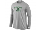 Nike New York Jets Heart & Soul Long Sleeve T-Shirt Grey