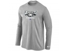 Nike Philadelphia Eagles Critical Victory Long Sleeve T-Shirt Grey