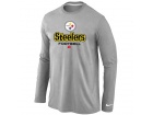 Nike Pittsburgh Steelers Critical Victory Long Sleeve T-Shirt Grey