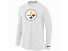 Nike Pittsburgh Steelers Logo Long Sleeve T-Shirt White