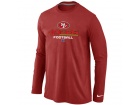 Nike San Francisco 49ers Critical Victory Long Sleeve T-Shirt Red