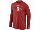 Nike San Francisco 49ers Logo Long Sleeve T-Shirt Red