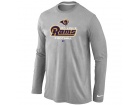 Nike St.Louis Rams Critical Victory Long Sleeve T-Shirt Grey