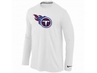 Nike Tennessee Titans Logo Long Sleeve T-Shirt White