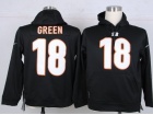 Cincinnati Bengals  #18 A.J. Green Black Nike NFL Hoodies