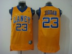 High School Laney #23 Jordan Yellow Jersey