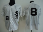 Chicago White Sox #8 Bo Jackson White M&N Jersey