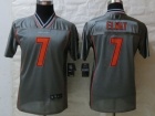 Youth Nike Denver Broncos #7 John Elway Grey Vapor Elite Jerseys