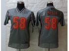 Youth Nike Denver Broncos #58 Von Miller Grey Vapor Elite Jerseys