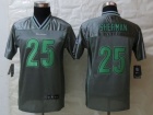 Youth Nike Seattle Seahawks #25 Richard Sherman Grey Vapor Elite Jerseys