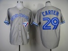 Toronto Blue Jays #29 Joe Carter Grey Throwback 1992 Baseball Jerseys