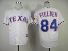 Texas Rangers #84 Price Fielder White Cool Base Baseball Jerseys