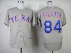 Texas Rangers #84 Price Fielder Grey Cool Base Baseball Jerseys