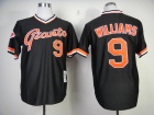 San Francisco Giant #9 Matt Williams Black Throwback Jerseys