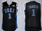 Duke Blue Devils #1 Jabari Parker Black 2013 ACC Patch NCAA Authentic Basketball Performance Jerseys