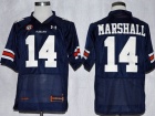 Auburn Tigers #14 Nick Marshall Navy Blue NCAA Jerseys