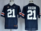 Auburn Tigers #21 Tre Mason Blue NCAA Jerseys