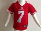 Nike San Francisco 49ers #7 Colin Kaepernick Red Toddler Jerseys