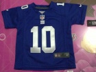 Nike New York Giants #10 Eli Manning Blue Toddler Jerseys