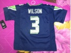 Nike Seattle Seahawks #3 Russell Wilson Blue Toddler Jerseys