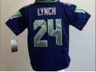 Nike Seattle Seahawks #24 Marshawn Lynch Blue Toddler Jerseys