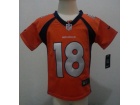 Nike Denver Broncos #18 Peyton Manning Orange Toddler Jerseys