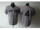 New York Yankees #4 Gehrig Grey M&N Jerseys