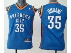 Youth Oklahoma City Thunder #35 DURANT Blue Kids Jersey