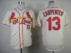 St. Louis Cardinals #13 Matt Carpenter Cream Cool Base Jerseys