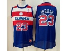 Washington Bullets #23 Jordan Blue Throwback Swingman Jerseys