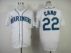 Seattle Mariners #22 Robinson Cano White Cool Base Jerseys