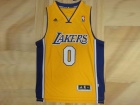 Los Angeles Lakers #00 Young Yellow New Material Jerseys