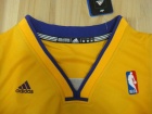 Los Angeles Lakers #00 Young Yellow New Material Jerseys