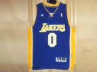 Los Angeles Lakers #00 Young Purple New Material Jerseys