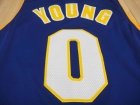 Los Angeles Lakers #00 Young Purple New Material Jerseys