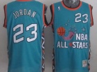 NBA 96 All Star #23 Michael Jordan Green Hardwood Classic Swingman Jerseys