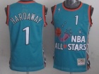 NBA 96 All Star #1 Hardaway Green Hardwood Classic Swingman Jerseys