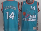 NBA 96 All Star #14 Barndon Green Hardwood Classic Swingman Jerseys