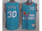 NBA 96 All Star #30 Pippen Green Hardwood Classic Swingman Jerseys