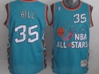 NBA 96 All Star #35 Grant Hill Green Hardwood Classic Swingman Jerseys