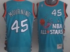 NBA 96 All Star #45 Alonzo Mourning Green Hardwood Classic Swingman Jerseys